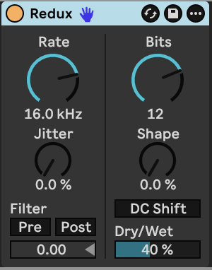 Redux settings