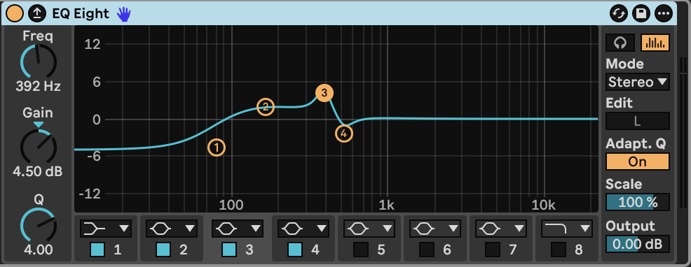 EQ Eight settings